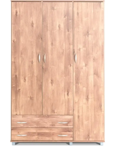 ארון 3 דלתות 2 מגירות - דגם 607 - צבע שיטה