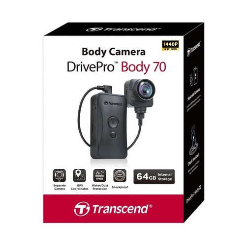 מצלמת גוף Transcend DrivePro Body 70