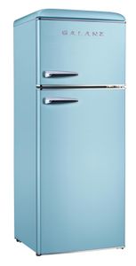מקרר מקפיא עליון רטרו תכלת פסטל GALANZ דגםRDF 260 