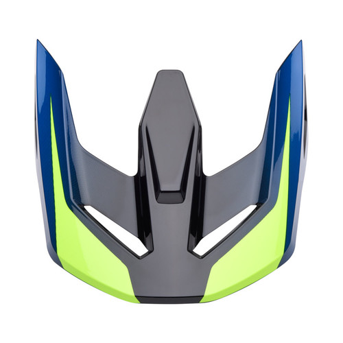 מצחיה צהוב / כחול / שחור לקסדת FOX V1 STREAK