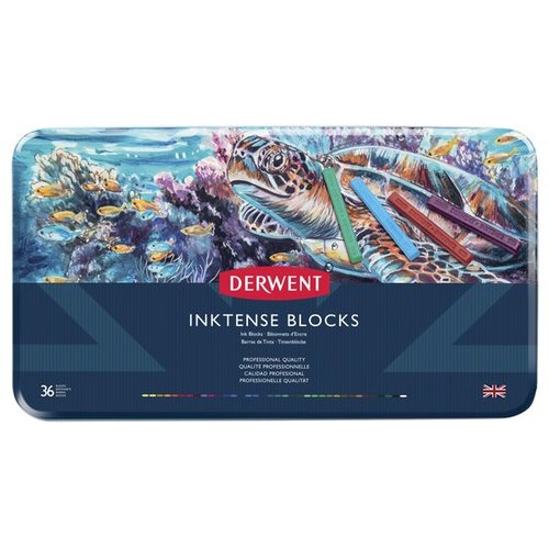 סט 36 גירי דיו  DERWENT INKTENSE BLOCK 