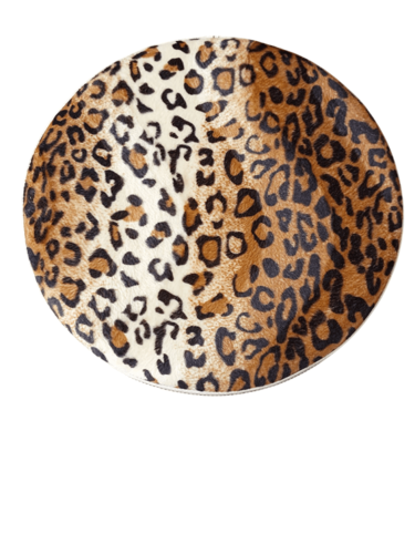 כסא תופים א-ג-ד-ה! נמר קטיפה - עיטוף לבן מבית Pork Pie Percussion