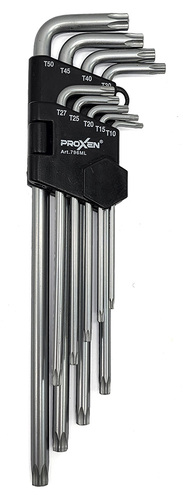 סט TX כדורי 9 חלקים עם חור פלדת S2 ארוך מאוד PROXEN 