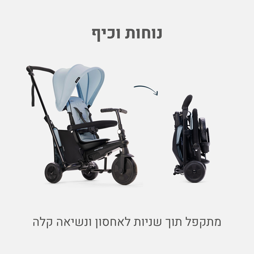 תלת אופן אפור בהיר - STR3