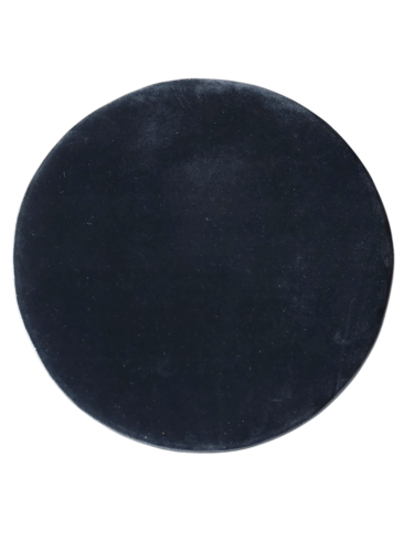 כסא תופים בעבודת יד בצבע שחור עם ריפוד קטיפה מבית PORK PIE PERCUSSION