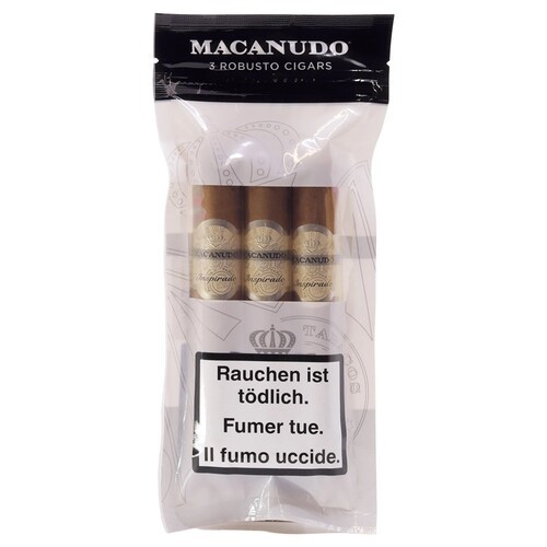 סיגר Macanudo Inspirado White Robusto מארז שלישייה