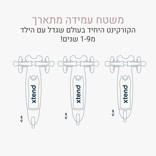 Xtend מיני- רייד- ורוד