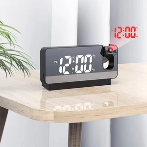 שעון מעורר מקרין שעה על הקיר Digital Projection Alarm Clock