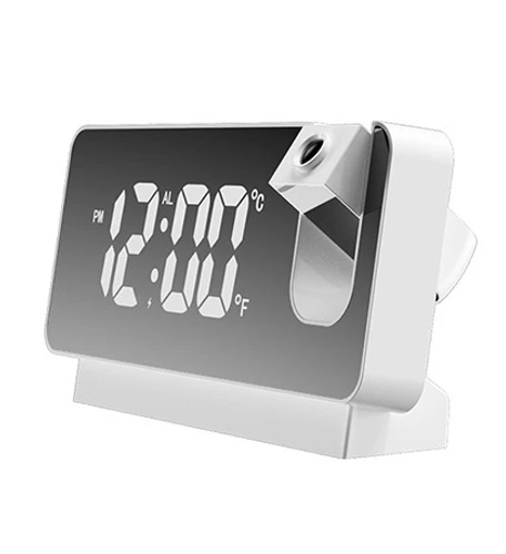 שעון מעורר מקרין שעה על הקיר Digital Projection Alarm Clock