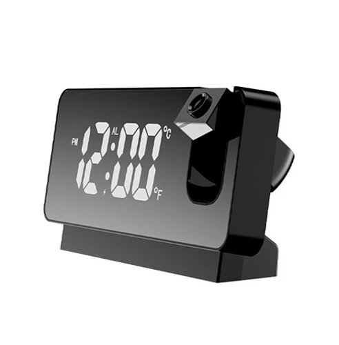 שעון מעורר מקרין שעה על הקיר Digital Projection Alarm Clock