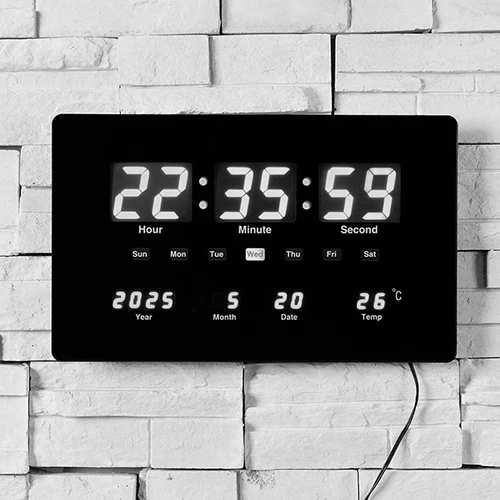 שעון קיר | שולחני דיגיטלי 26x36 ס