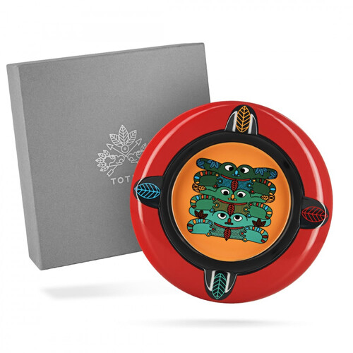 מאפרת סיגרים TOTEM Ashtray – Healing Frog אדום