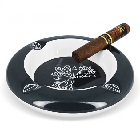 מאפרת סיגרים TOTEM Ashtray – Totem שחור לבן