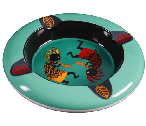  מאפרת סיגרים TOTEM Ashtray – Feathered Serpent טורקיז