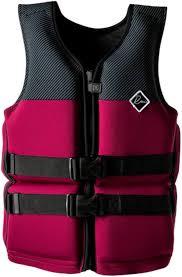 אפודת הצלה לנערות במשקל 40-55 ק"ג בורדו  / שחור - RONIX ATLANTIS