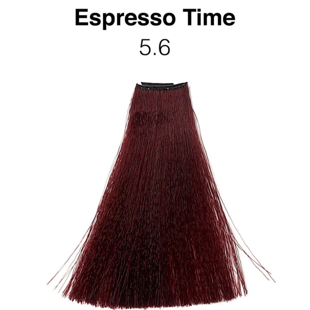 צבע לשיער 5.6 - Light Red Brown צבע אספרסו טיים, צבע שיער טבעוני ב 10 דקות! נובל 60 מ"ל