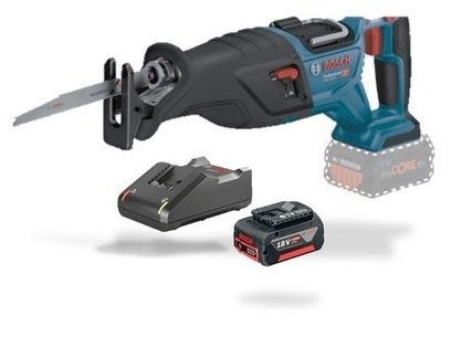 מסור חרב נטען 18V כולל סוללה 5AH דגם Bosch GSA 185-LI