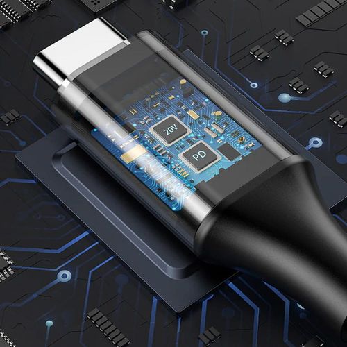 כבל טעינה 65W USB C ל-DC DC שקע 5.5 x 1.7 מ