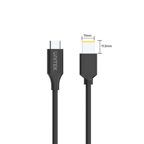 כבל טעינה עבר מחשבי -Unitek C14115BK Lenovo  