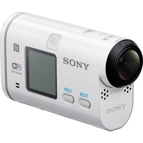 Sony HDR-AS100VR Full HD Action Cam with Live-View Remote Bundle
