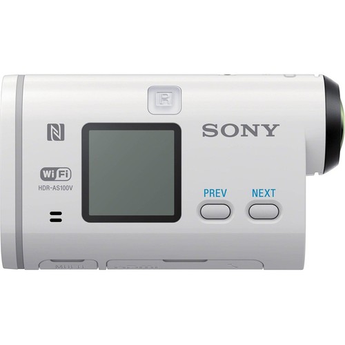 Sony HDR-AS100VR Full HD Action Cam with Live-View Remote Bundle