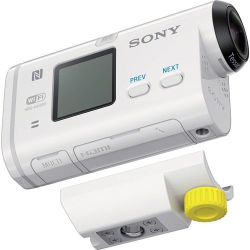 Sony HDR-AS100VR Full HD Action Cam with Live-View Remote Bundle