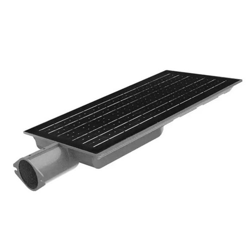 פנס סולארי 120W בגימור אלומיניום עם שלט אלחוטי