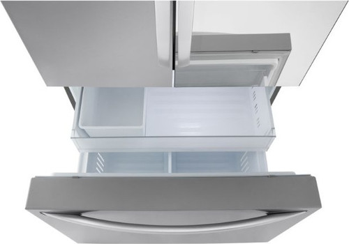 LG מקרר 3 דלתות מקפיא תחתון 750 ליטר LG GMZ765 נירוסטה מושחרת