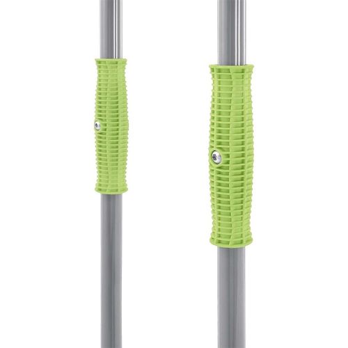 מתקן חצר ממתכת ל 2 לילדים עם נדנדת בוגר ונדנדת קן ציפור - צבעוני