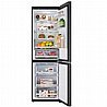 מקרר מקפיא תחתון 344 ליטר LG GR-B374BG עם התקן שבת מובנה - גימור זכוכית שחורה 