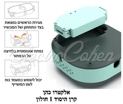 מכשיר פדיקור מניקור חשמלי משייף חשמלי ציפורניים דגם NAIL MASTER 