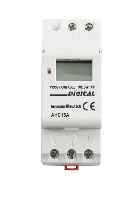 שעון שבת דיגיטלי ללוח חשמל+רזרבה דגם AHC15A