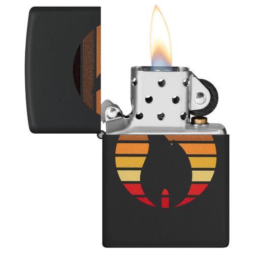מצית זיפו להבה בשחור - ZIPPO