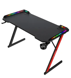 שולחן גיימינג עם תאורת RGB דגם DK-05 מבית XtrikeMe