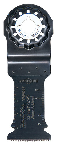 להב למולטיטול Starlock | חיתוך נעיצה BiM עץ ומתכת 32×50 מ״מ – TMA047 B-64814 – Makita
