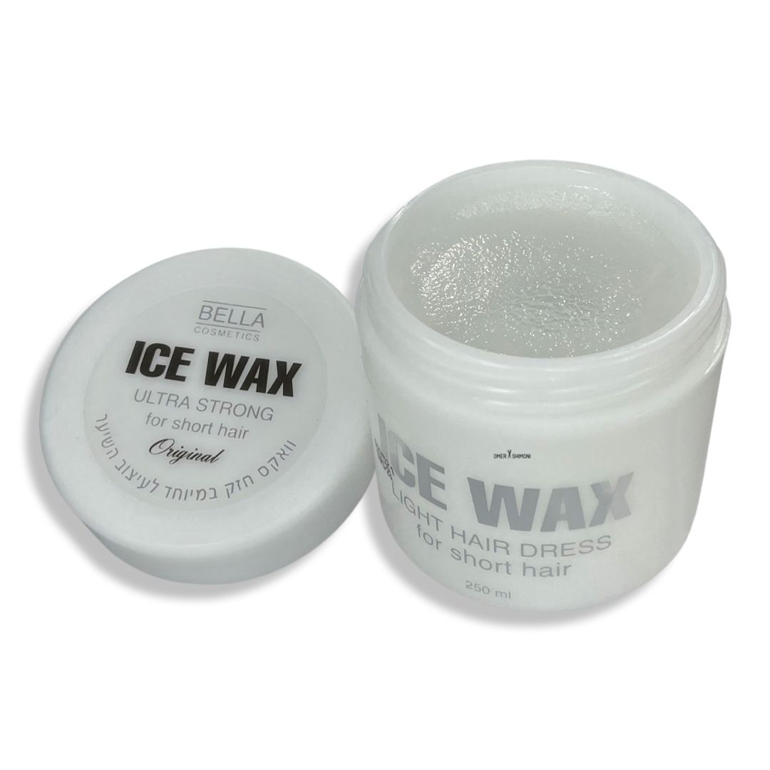 אייס ווקס שקוף ICE WAX לפיסול ועיצוב שיער 250ML