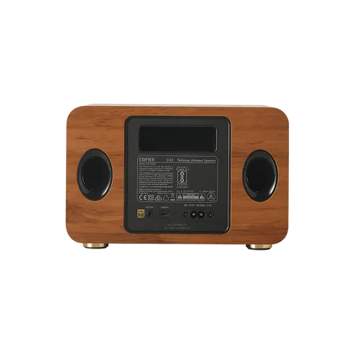 רמקול נייד Edifier D32 - Tabletop Wireless Speaker (brown) EDF100080br
