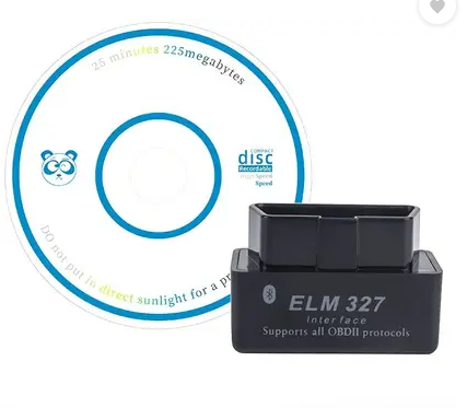 סורק מחשב רכב אוטומטי  Black V2.1 ELM327 OBD2 Bluetooth Int