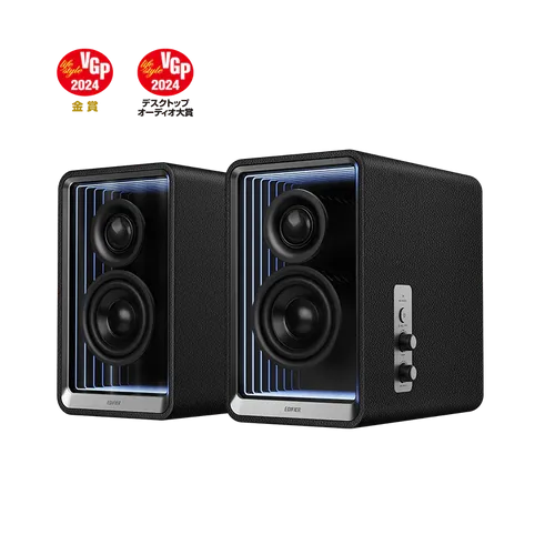 רמקולים למחשב Edifier QR65 Active Monitor Spkr with 65W GaN Chrgr(black) EDF286005b