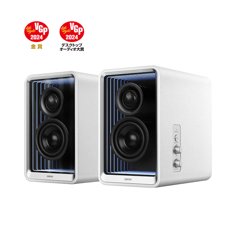 רמקולים למחשב Edifier QR65 Active Monitor Spkr with 65W GaN Chrgr(white) EDF286005w