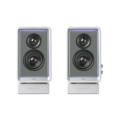 רמקולים למחשב Edifier QR65 Active Monitor Spkr with 65W GaN Chrgr(white) EDF286005w