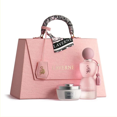 סט בושם לאישה ג'ורג'ינה רודריגז - Sense By Laverne for women 100ML EDP Georgina Rodriguez