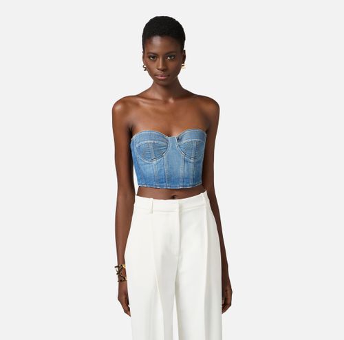 Denim bustier
