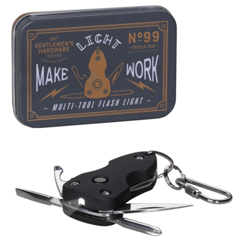 מיני כלי רב תכליתי עם פנס - Pocket Multi-Tool