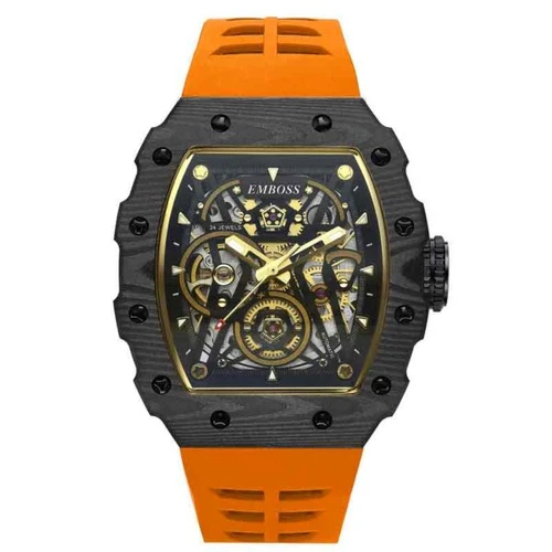 שעון EMBOSS Pentagon אוטומטי יוקרתי לגבר