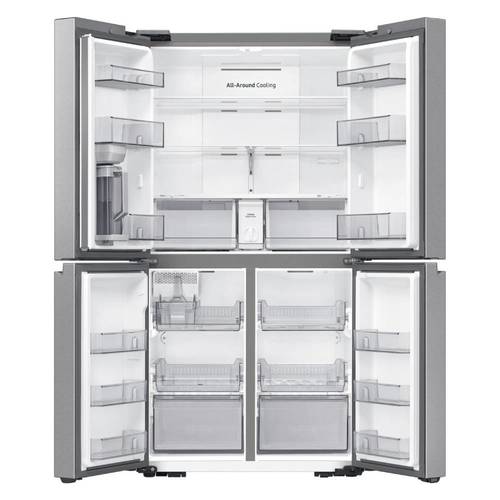 מקרר 4 דלתות 649 ליטר Samsung RF62C7058SR פלטינום סטיל מוברש