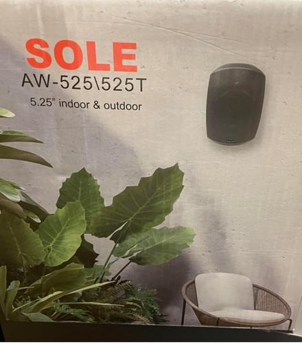 זוג רמקולים לתנאי חוץ מבית OMEGA AUDIO דגם SOLE AW525