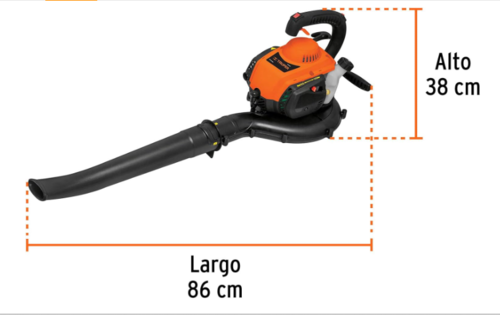 מפוח בנזין/שואב אבק עם שקית איסוף -TRUPER SOPLA-26T 26CM CC כוח סוס 1