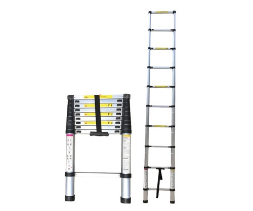סולם טלסקופי 3.2 מטר 10 שלבים