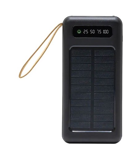 סוללת גיבוי טעינה סולארית FORCE ULTRA 10,000MAH וגם פנס SEMICOM SM-SOLAR-ULTRA
